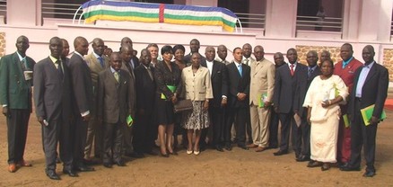 Photo de famille des membres du bureau exécutif, Photo-Acap/Biongo