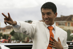 Le Président malgache, Andry Rajoelina