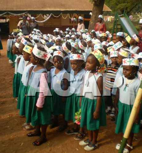 Centrafrique/Education:  Célébration de la fête de Noël à l’Ecole maternelle Sainte Thérèse