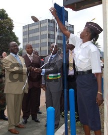 Inauguration de la Place des Nations-Unies à Bangui.