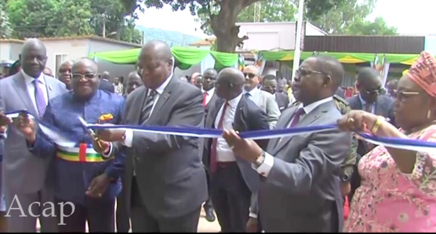 Inauguration d’un nouveau bâtiment servant de bureaux à l’Autorité Nationale des Elections (ANE)