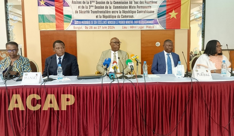 Ouverture de la 6ème session de la commission ad hoc des frontières entre la Centrafrique et le Cameroun.