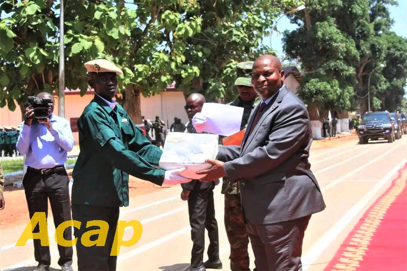 Plus de 634 jeunes recrues intègrent le rang des Forces armées centrafricaines.