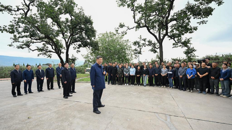 ​Xi Jinping effectue des inspections dans les provinces du Shaanxi et du Gansu (nord-ouest)