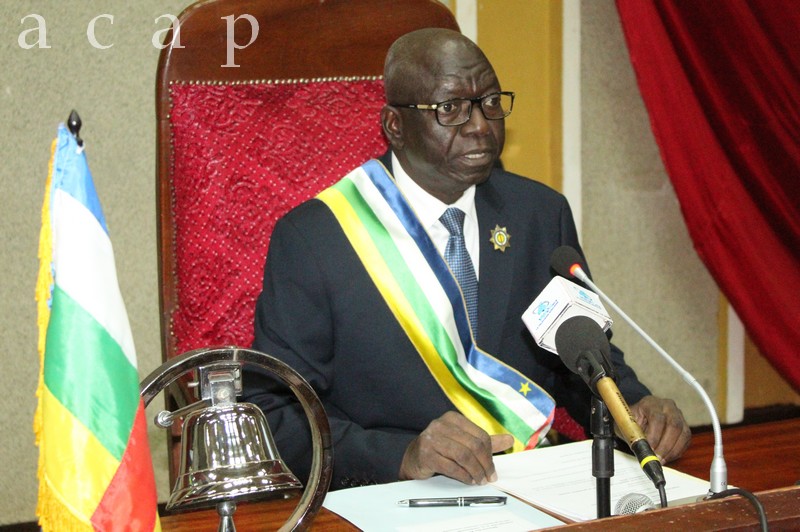 Président de l'Assemblée nationale Laurent Ngon-Baba