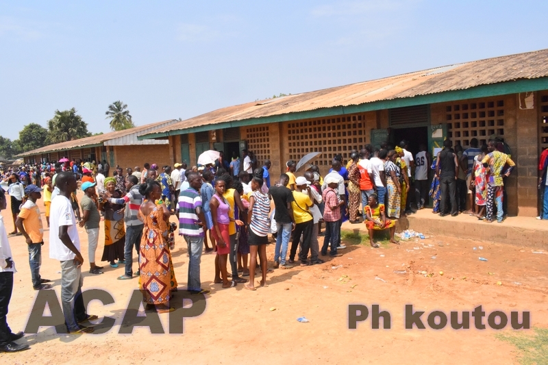 Centrafrique élections : Premier tour des élections groupées du 27 décembre dans le 8ème  arrondissement de Bangui