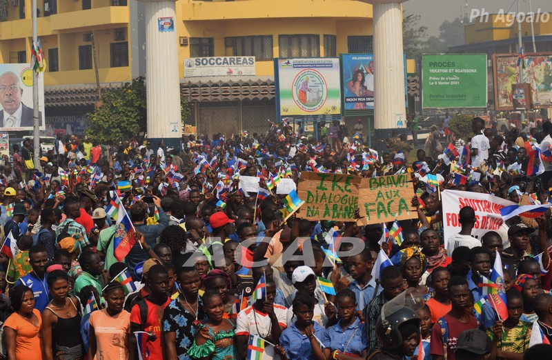 Une marche pacifique à Bangui pour dire non au dialogue avec la coalition des patriotes pour le changement (CPC)