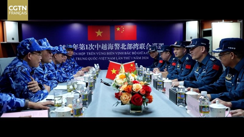 ​Patrouille conjointe Chine-Vietnam dans le golfe de Beibu en 2024