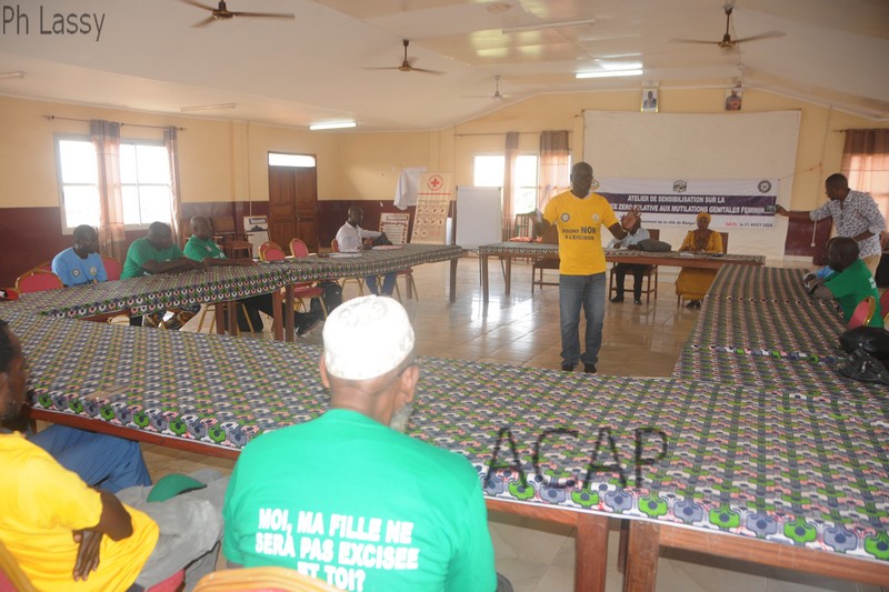 Campagne de sensibilisation contre la mutilation génitale féminine dans le 3è arrondissement de Bangui