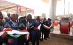 Le Premier-ministre Simplice Mathieu Sarandji inaugure deux stations-service à Bangui