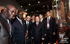 Le président François Bozizé à la Journée du pavillon de la République centrafricaine de l’Expo Shanghai