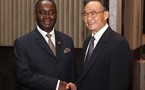 Wu Bangguo rencontre le président de la République centrafricaine