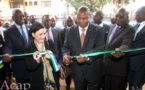 Le Président Faustin-Archange Touadéra inaugure des immeubles du Trésor public et de la Mairie de Bangui