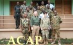 Le  Major Michele  O’Neil de l’Africom en visite de travail au camp Kassaï